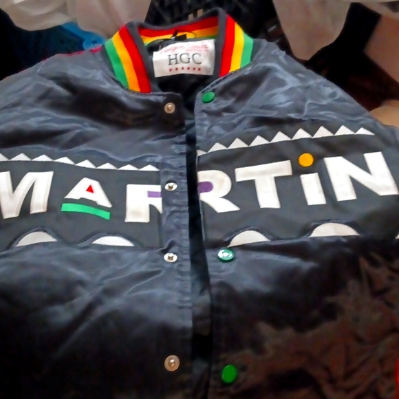 Headgear Classics Martin 8 Ball Satin Jacket Rasta